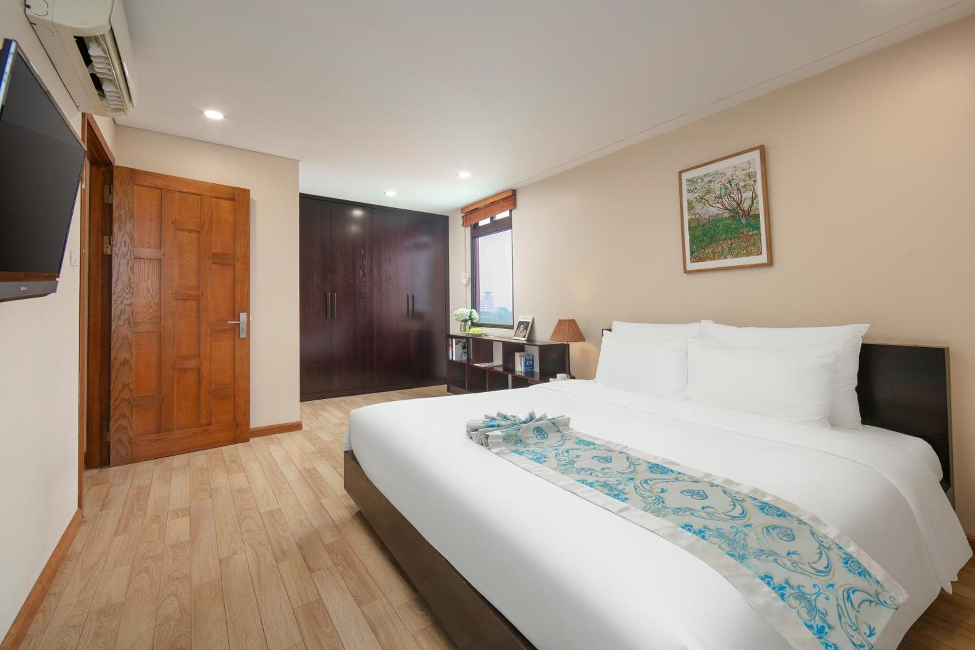 Hb Serviced Apartment - 121B Quan Hoa Hanoj Exteriér fotografie