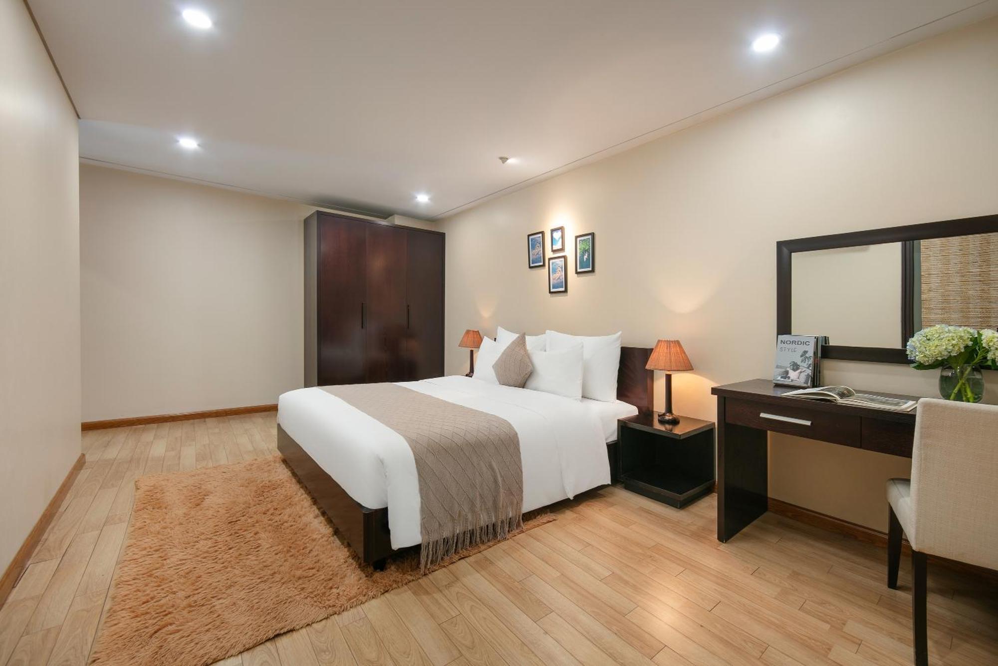 Hb Serviced Apartment - 121B Quan Hoa Hanoj Exteriér fotografie