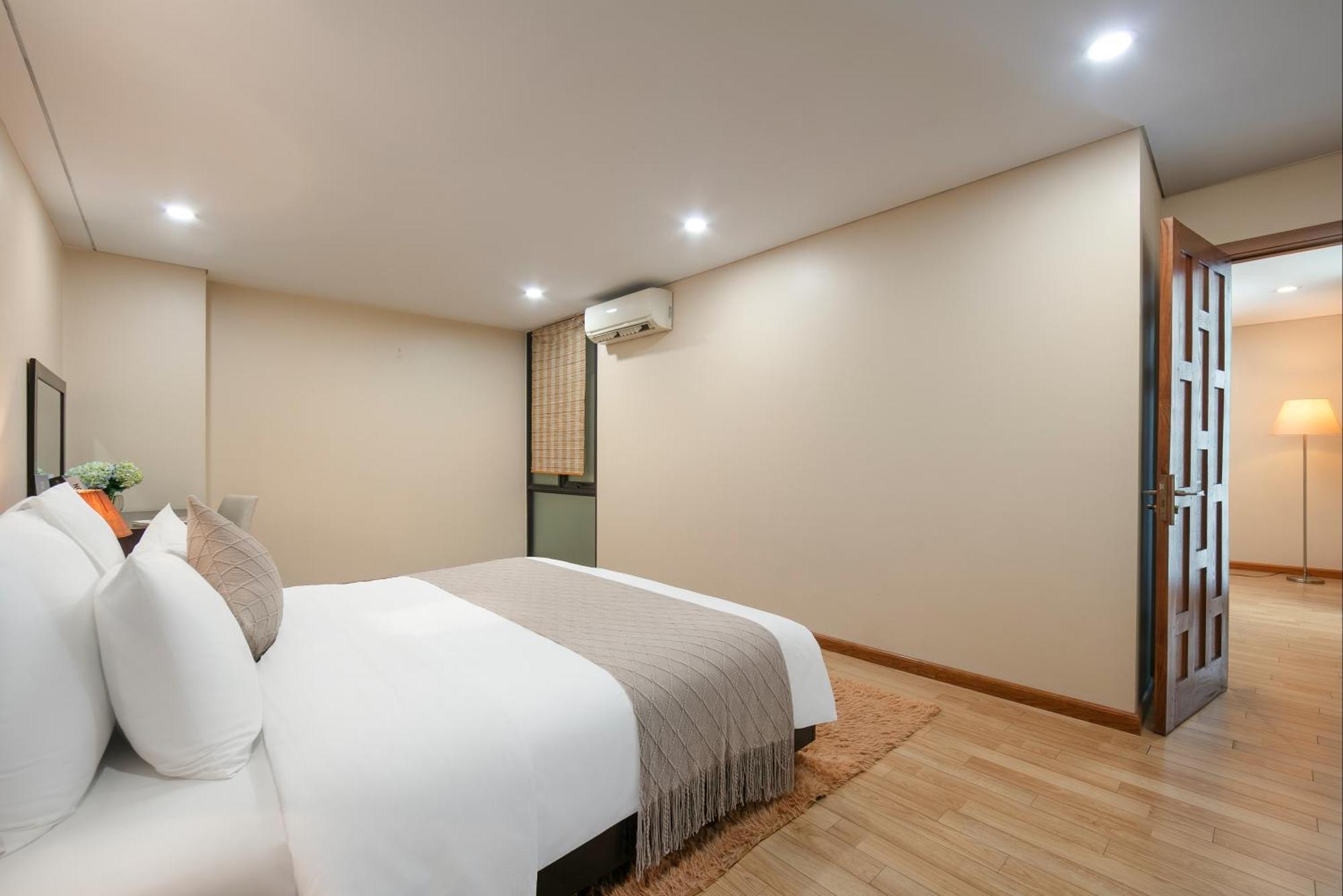 Hb Serviced Apartment - 121B Quan Hoa Hanoj Exteriér fotografie